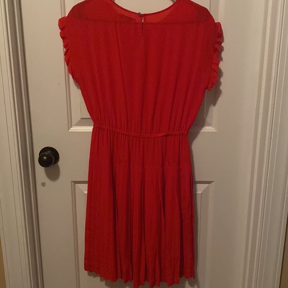 Madewell Vintage Inspired Red Silk Dress - Picture 6 of 6